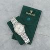 Rolex Air-King 34 Argento Oyster 5500 Silver Lining 